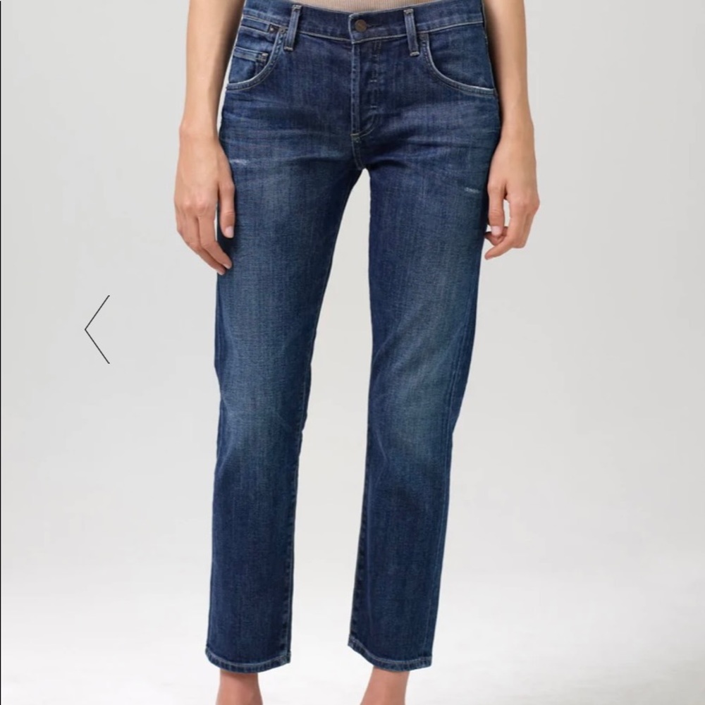 CITIZENS OF HUMANITY Emerson Mid Rise Relaxed 27" In Blue Ridge